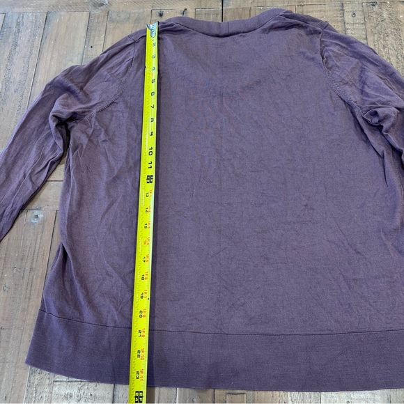 Cos Berry Mauve Wool Silk Pullover Sweater Women’s Large Minimalist Jumper - Picture 7 of 8